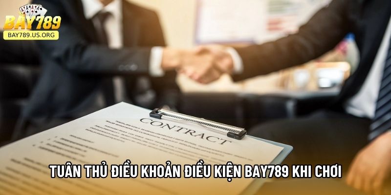 Tuân thủ điều khoản điều kiện Bay789 khi chơi